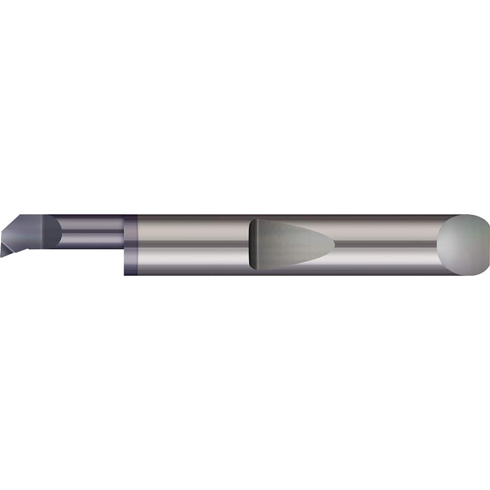 MICRO 100 Boring Bars; Minimum Bore Diameter (Decimal Inch): 0.1200 ; Maximum Bore Depth (Decimal Inch): 0.5000 ; Maximum Bore Depth (Inch): 1/2 ; Material: Solid Carbide ; Boring Bar Type: Boring ; Shank Diameter (Decimal Inch): 0.1875