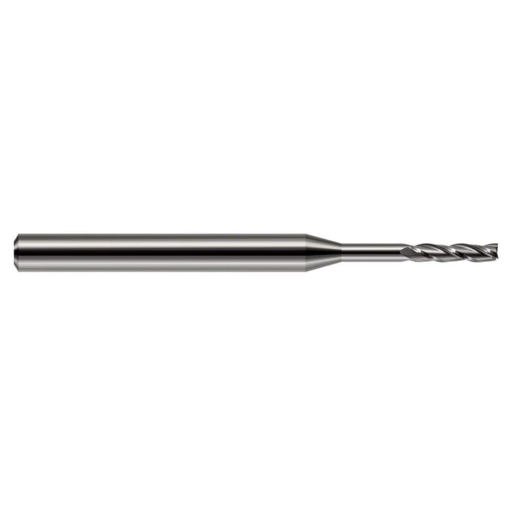 HARVEY TOOL Square End Mills; Mill Diameter (Decimal Inch): 0.0200 ; Mill Diameter (mm): 0.50 ; Number Of Flutes: 3 ; End Mill Material: Solid Carbide ; End Type: Single ; Coating/Finish: Uncoated