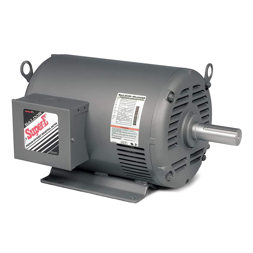 BALDOR RELIANCE Industrial Electric AC/DC Motors; Motor Type: Three Phase ; Type of Enclosure: ODP ; Horsepower: 10 ; Thermal Protection Rating: None ; Name Plate RPMs: 1800 ; Voltage: 208230/460