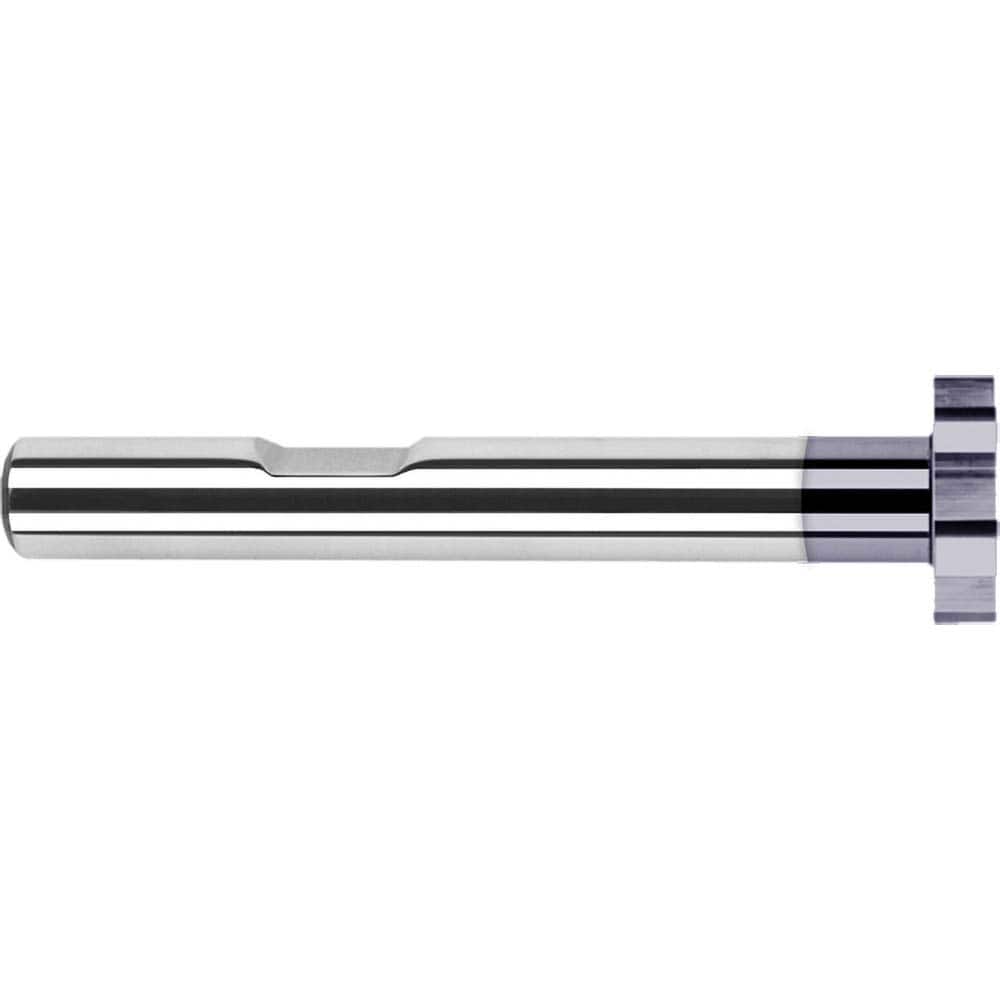 HARVEY TOOL 11/4 Cut Diam, 1/4 Cut Width, 1/2 Shank, StraightTooth Woodruff Keyseat Cutter