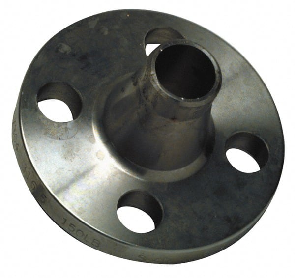 MERIT BRASS 1 Pipe, 41/4 OD, Stainless Steel, Weld Neck Pipe Flange