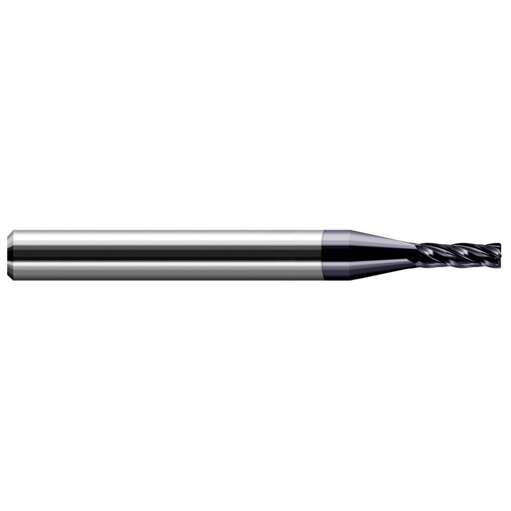 HARVEY TOOL Corner Radius & Corner Chamfer End Mills; Mill Diameter (Inch): 1/8 ; Mill Diameter (Decimal Inch): 0.1250 ; End Type: Corner Radius ; Corner Radius (Decimal Inch): 0.0450 ; Number of Flutes: 4 ; Material: Solid Carbide