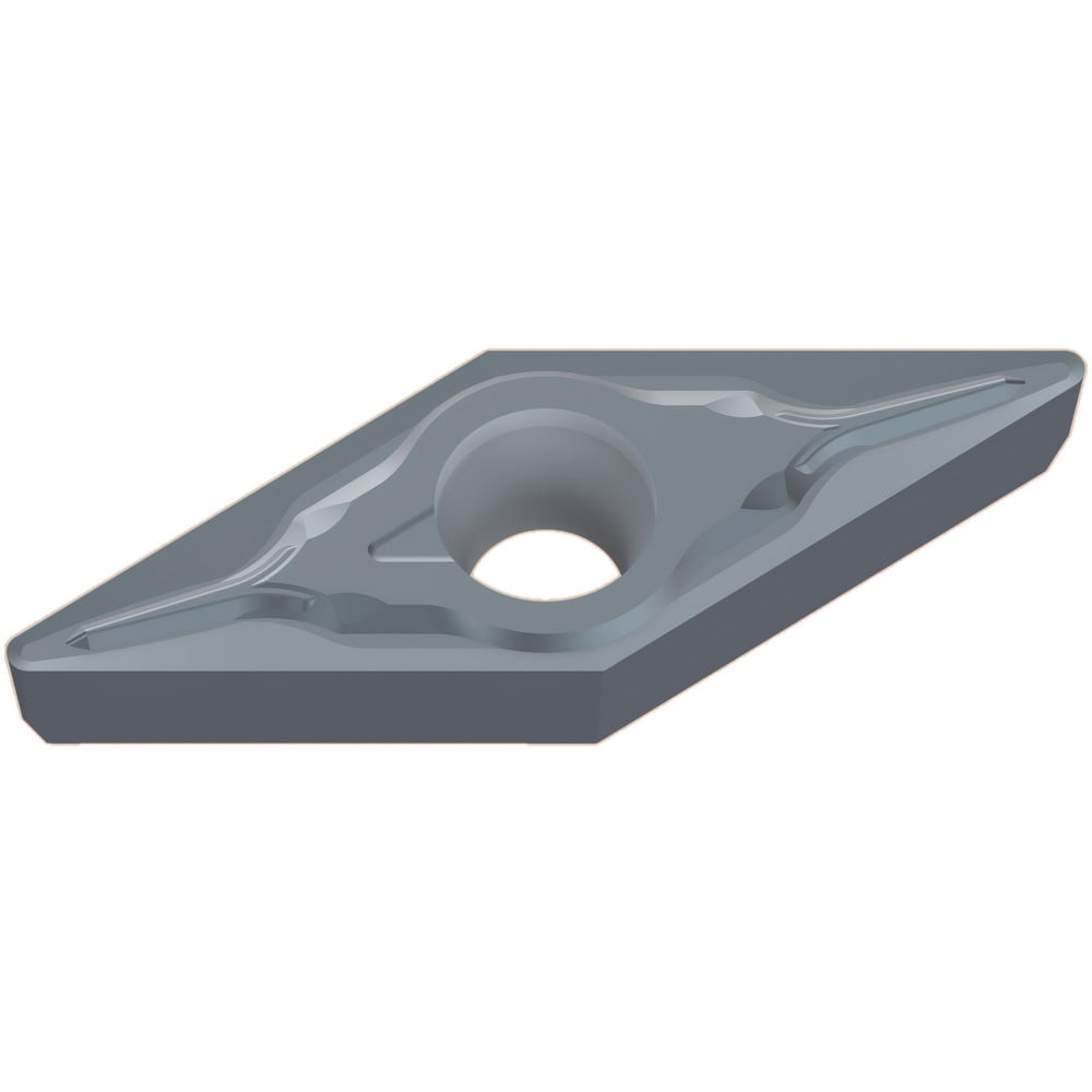 MITSUBISHI Turning Inserts; Insert Style: VCGT ; Insert Size Code: 2 ; Insert Shape: Rhombic 350 ; Included Angle: 35.00 ; Inscribed Circle (Decimal Inch): 0.2500 ; Corner Radius (Decimal Inch): 0.0039