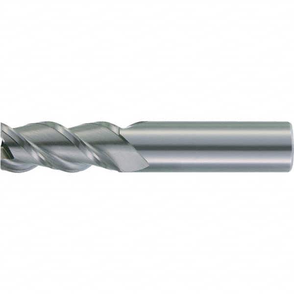 KENNAMETAL 1/2 Diam 3 Flute Solid Carbide 0.06 Corner Radius End Mill