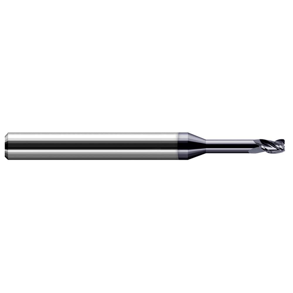 HARVEY TOOL Corner Radius & Corner Chamfer End Mills; Mill Diameter (Inch): 3/32 ; Mill Diameter (Decimal Inch): 0.0930 ; Number Of Flutes: 4 ; Single Or Double End: Single ; End Mill Material: Solid Carbide ; Coating/Finish: AlTiN