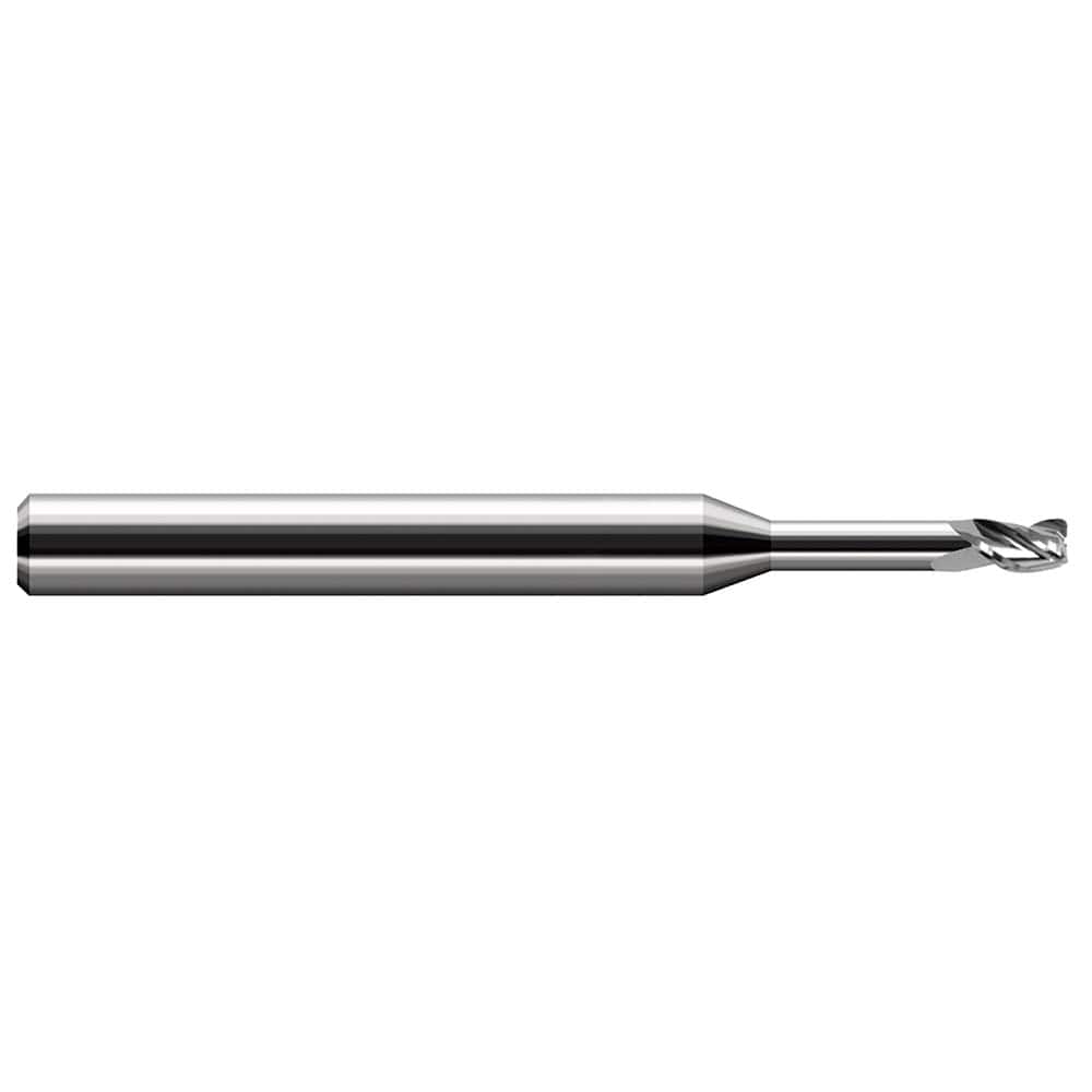 HARVEY TOOL Corner Radius & Corner Chamfer End Mills; Mill Diameter (Inch): 3/32 ; Mill Diameter (Decimal Inch): 0.0930 ; End Type: Corner Radius ; Corner Radius (Inch): 1/64 ; Corner Radius (Decimal Inch): 0.0150 ; Number of Flutes: 3