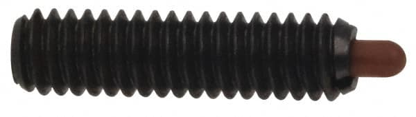 GIBRALTAR 5/1618, 1 Thread Length, 3/16 Plunger Projection, Steel Threaded Spring Plunger