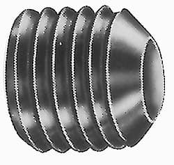 MSC INDUSTRIAL 11/8 7 UNC, 11/4 OAL, Cup Point Set Screw