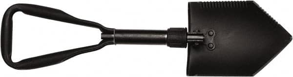 AbilityOne Skilcraft Entrenching tool doubles as a shovel when fully extended and as a pick when the shovel blade is locked in positioned at a 90degree angle. Ideal for military forces, survivalists, free divers, campers, hikers and other field uses. Blac