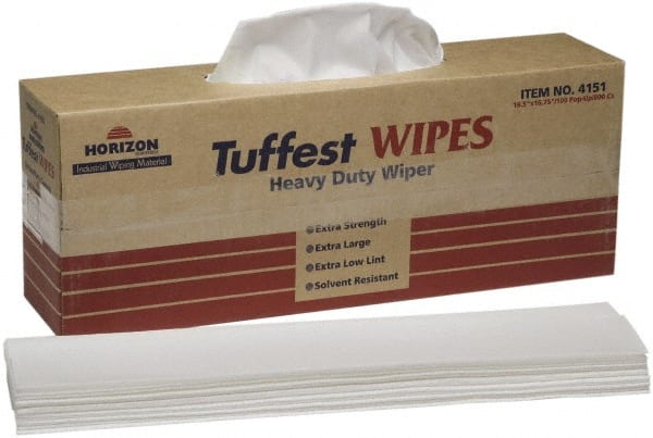 AbilityOne Skilcraft Excellent for use with solvents where a clean finish is necessary. Works well in hospitals, aerospace, metal fabrication and cleaning up of grease, ink, and paint. White 191/2 x 163/4 HeavyDuty