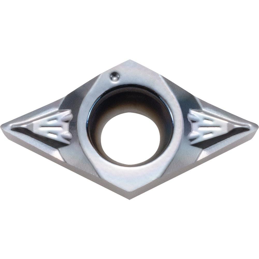 KYOCERA Turning Inserts; Insert Style: DCGT ; Insert Size Code: 325013 ; Insert Shape: Diamond 550 ; Included Angle: 55.00 ; Inscribed Circle (Decimal Inch): 0.3750 ; Corner Radius (Decimal Inch): 0.0020