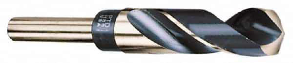 MSC INDUSTRIAL 17/16 Drill, 118&deg; Point, Cobalt Silver Deming & Reduced Shank Drill Bit
