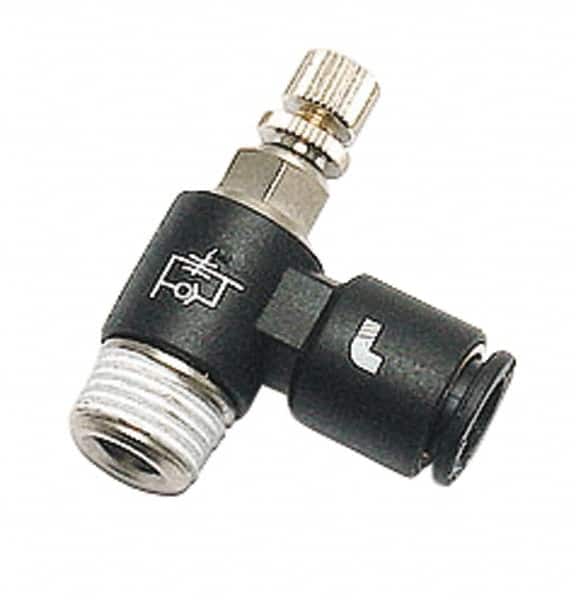 LEGRIS 8mm Tube OD x 3/8 BSPP Miniature Flow Control Regulator