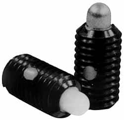 GIBRALTAR M16 x 2.0, 28.5mm Thread Length, 8mm Plunger Projection, Steel Threaded Spring Plunger