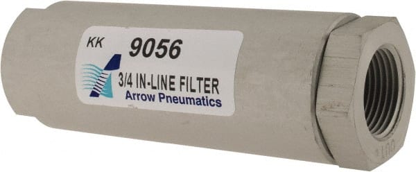 MSC Filter Elements & Assemblies; Filter Type: Inline ; Media Type: Sintered Bronze ; Micron Rating: 25 ; Outside Diameter (Decimal Inch): 1.5000 ; Length (Decimal Inch): 4.313 ; Thread Type: NPT
