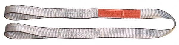 LIFT-ALL 12 Long x 4 Wide, 8,600 Lb Vertical Capacity, 2 Ply, Polyester Web Sling