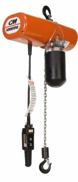 CM 1/2 Ton Capacity 16 FPM Lift Speed 230/460V Electric Chain Hoist