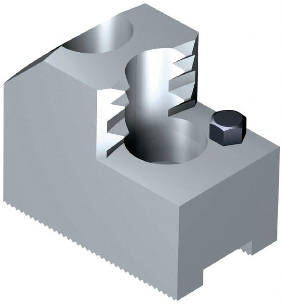 SCHUNK 10 Max Chuck Diam 1.5mm x 60&deg; Serrated Hard Lathe Chuck Top Jaws